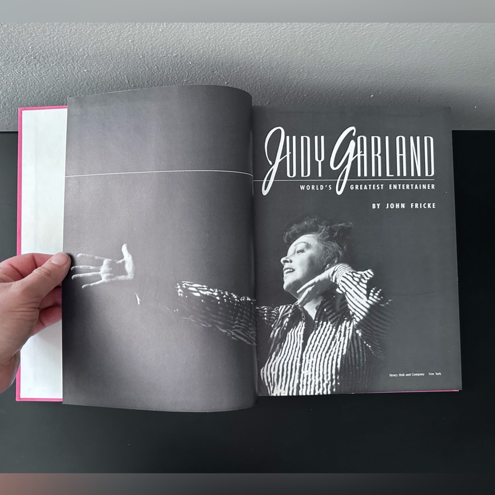 Judy Garland World’s Greatest Entertainer by John Fricke Film Biography Book